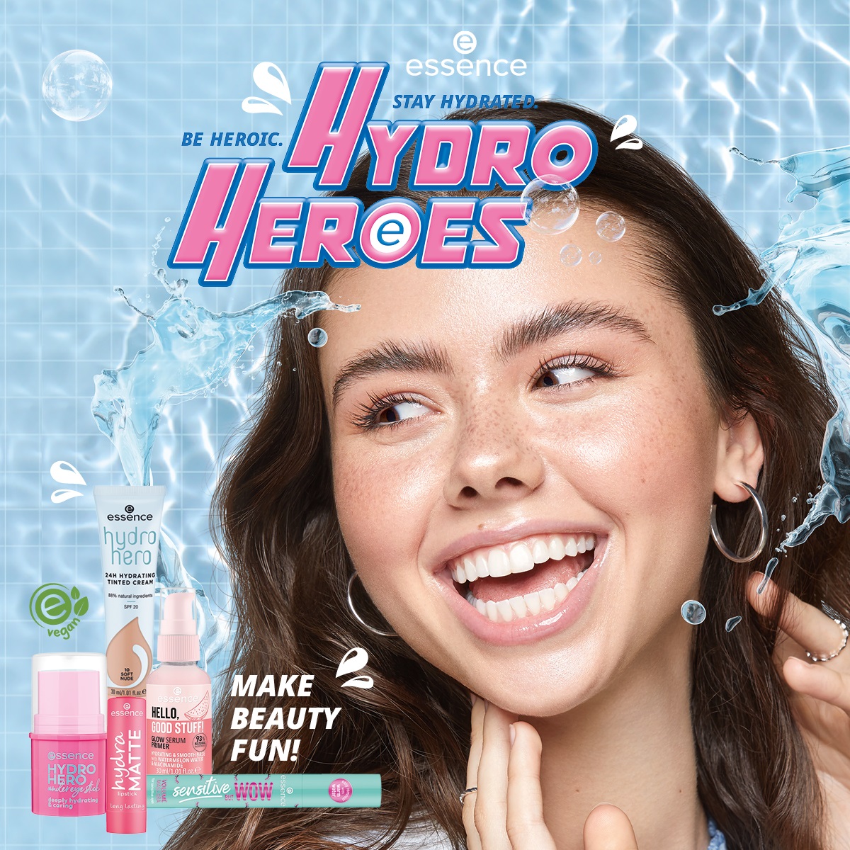 Stigla je preslatka nova essence hydro hero kolekcija proizvoda!