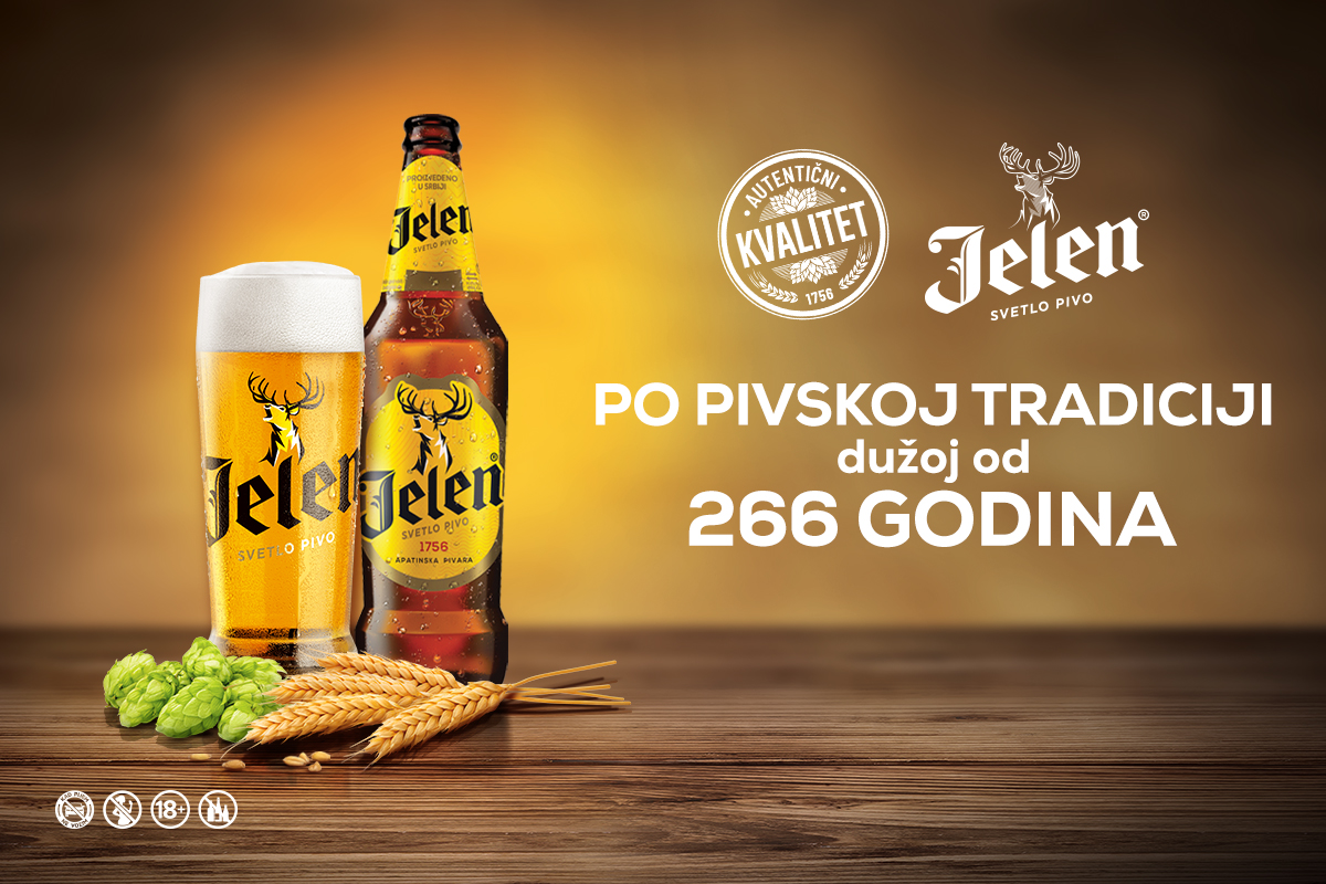 jelen pivo prepoznatljiv ukus