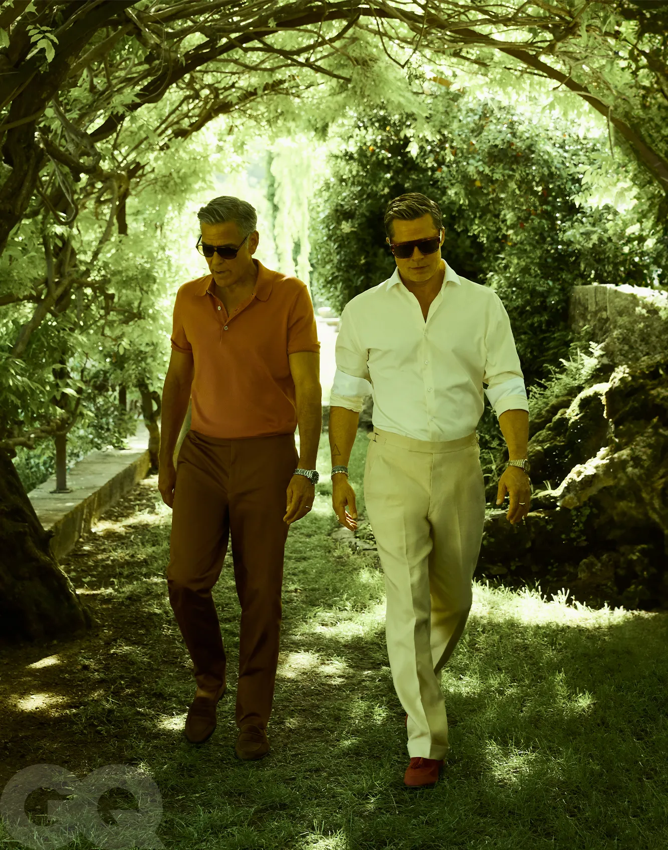 George Clooney i Brad Pitt