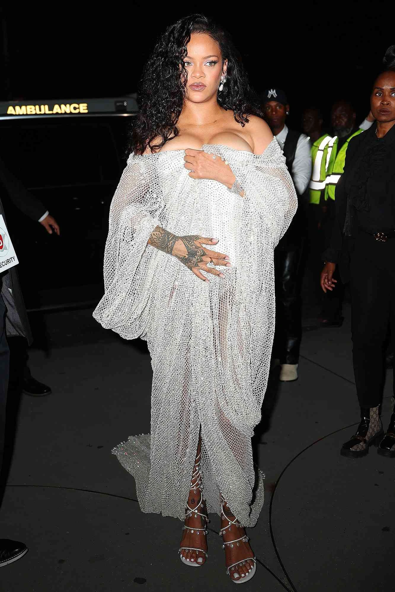 rihanna, alaia new york fashion week spring 2025