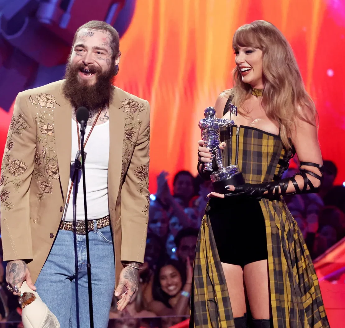 taylorswift post malone mtv video music awards 2024