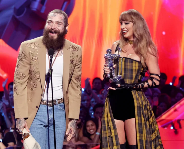 taylorswift post malone mtv video music awards 2024