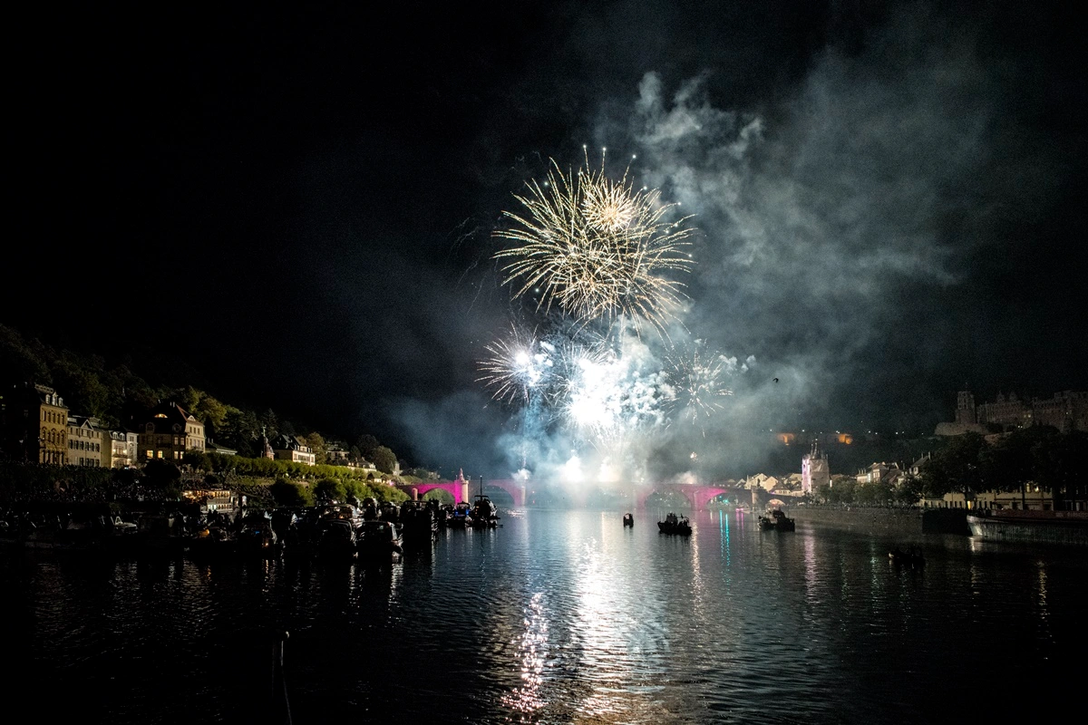 Heidelberg: Fireworks