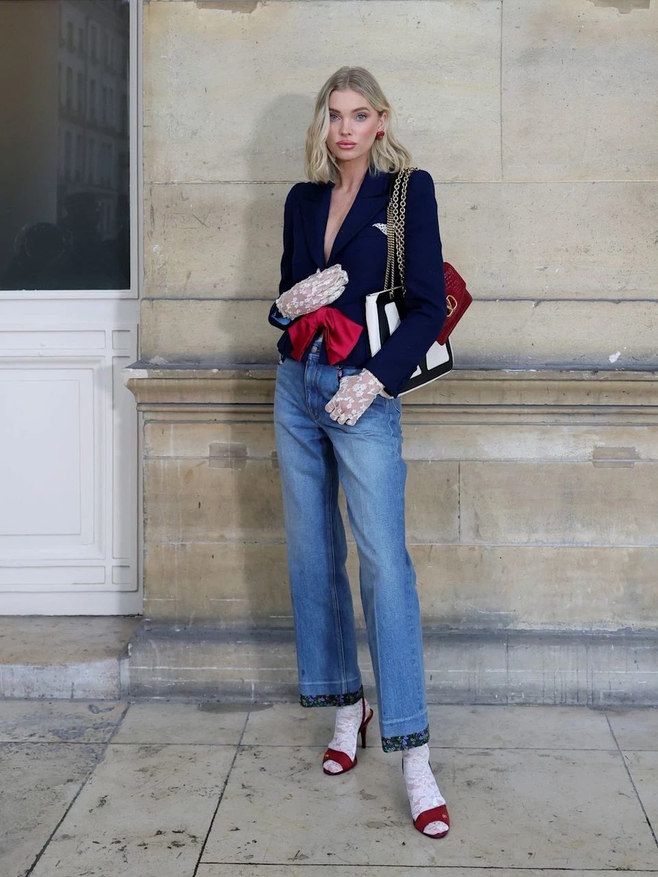 Elsa Hosk paris street style_houte couture 2025