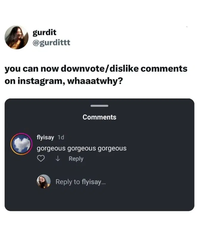 instagram dislike