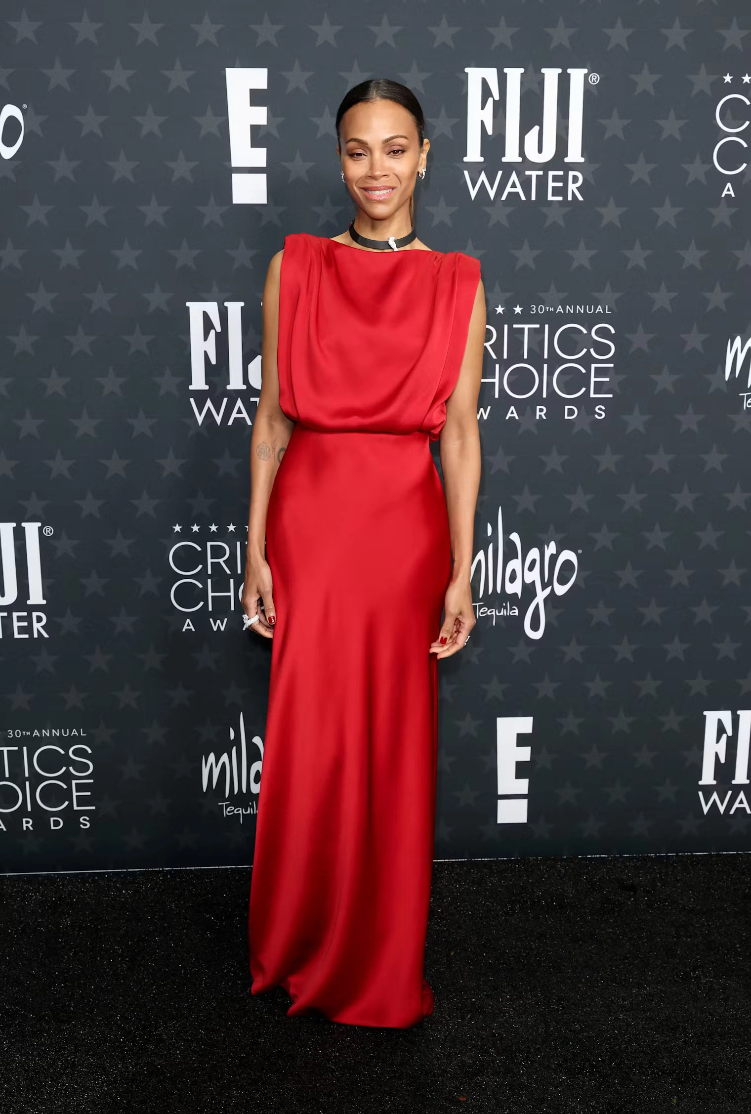 zoe saldana critics choice awards