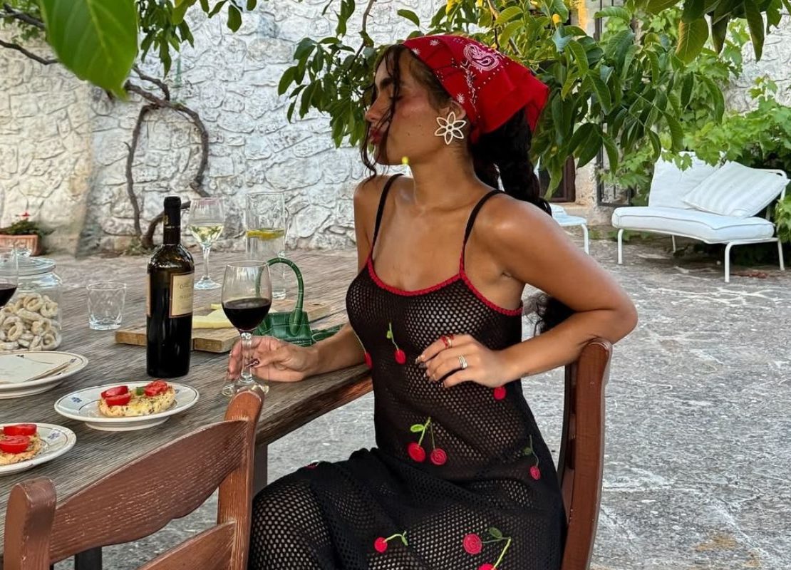 cherry print, trešnje