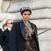 paris haute couture week 2026, Teyana Taylor at Schiaparelli
