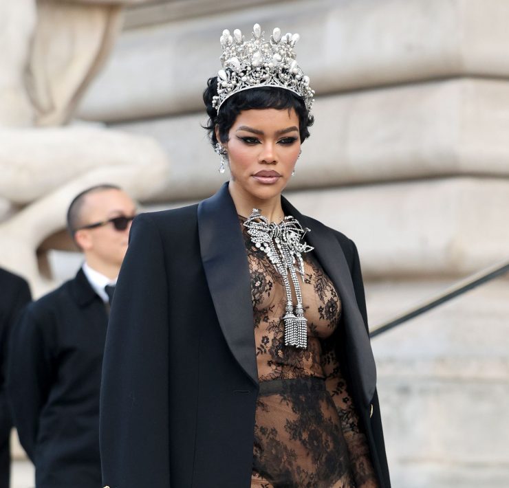 paris haute couture week 2026, Teyana Taylor at Schiaparelli
