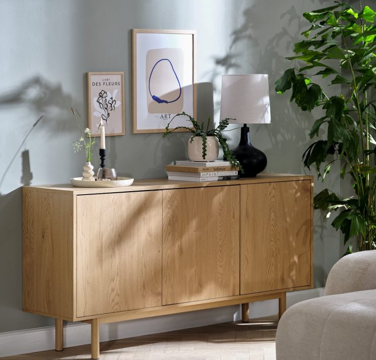 jysk, komoda, retro, enterijer