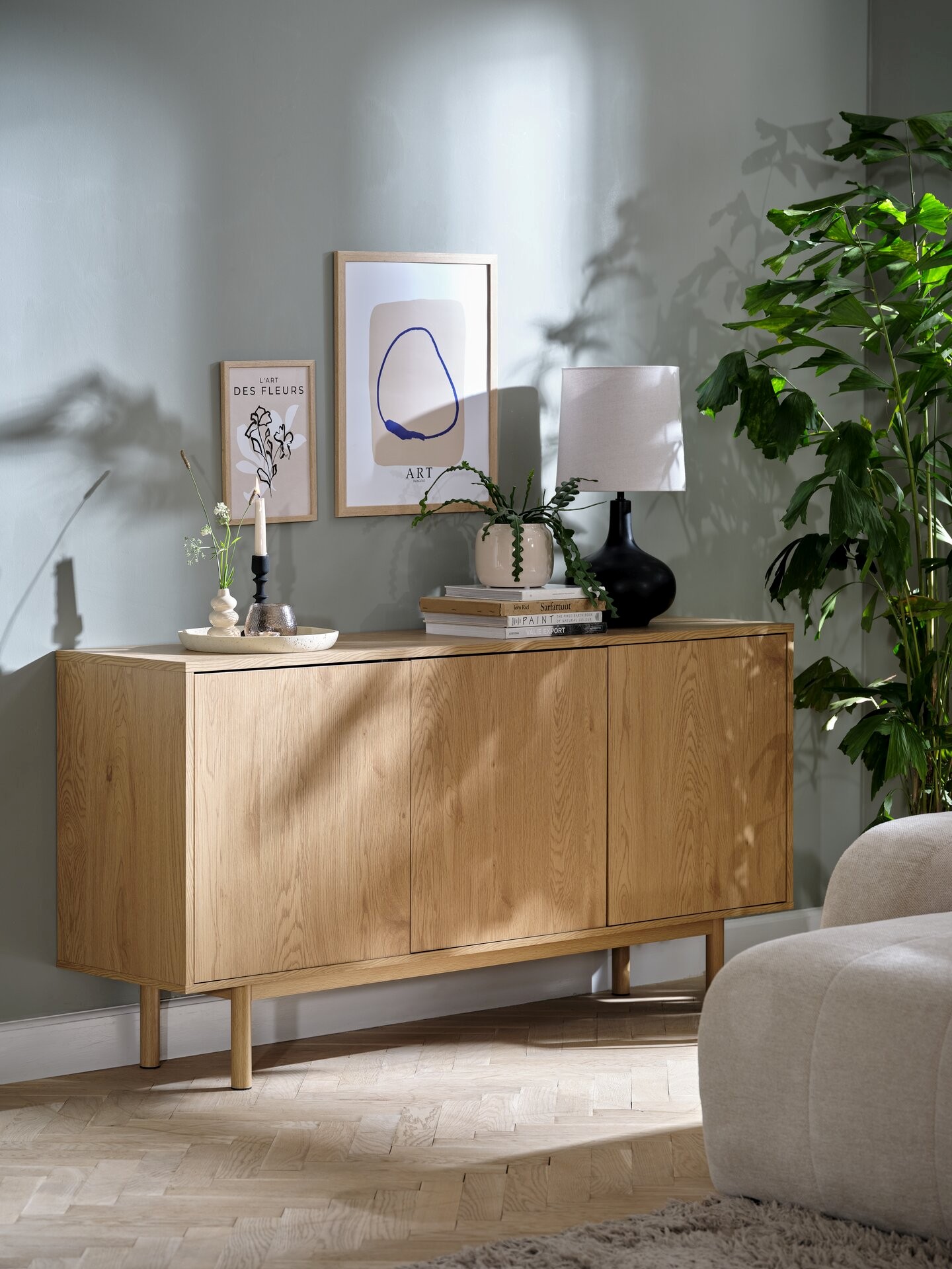 jysk, komoda, retro, enterijer